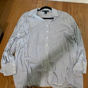 Women’s oversized button down shirt
